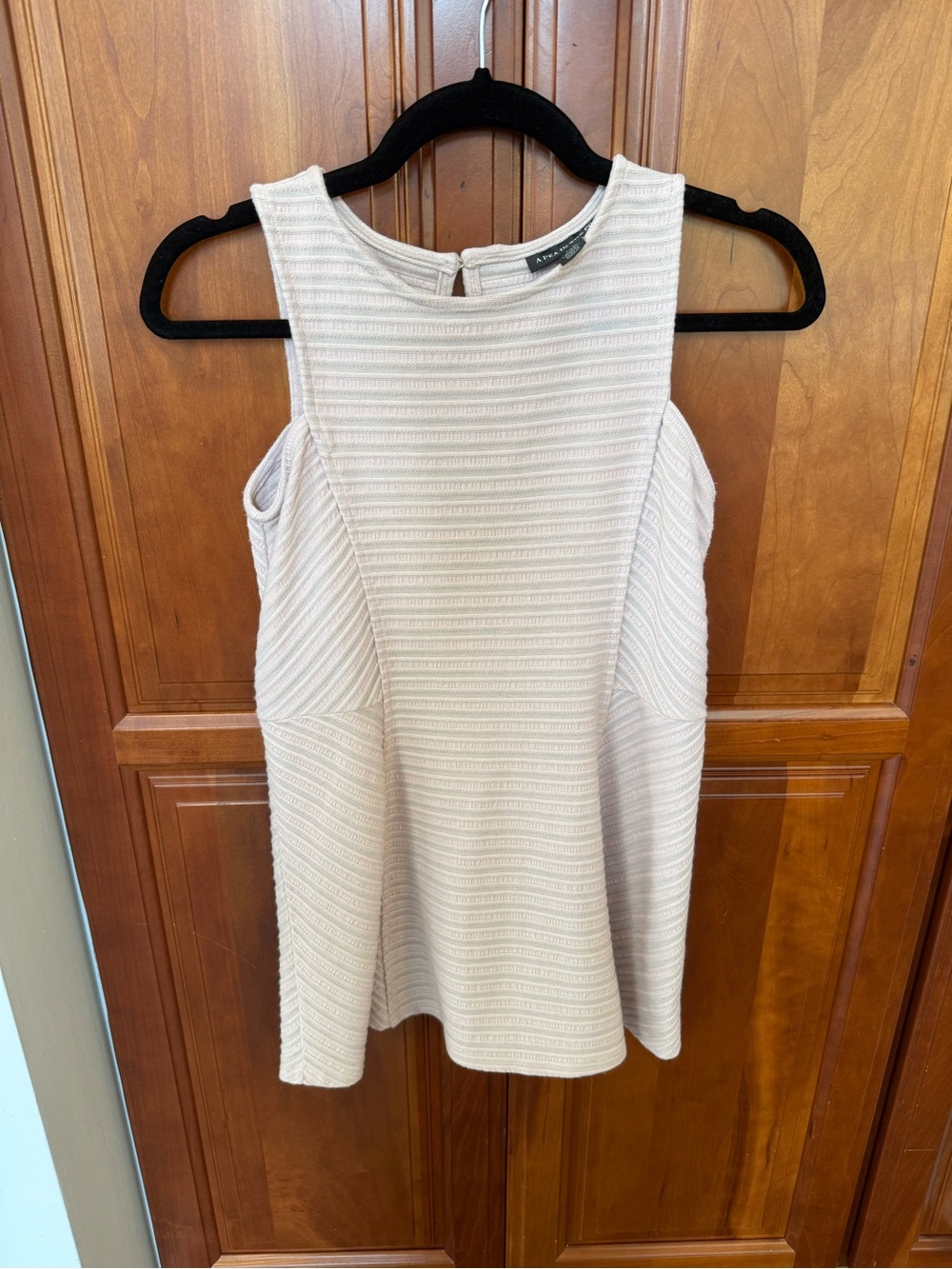 A Pea in the Pod pink Ribbed Sleeveless Maternity Tank